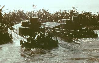 Navy Armored Troop Carriers (ATC) were used to take 9th Infantry soldiers and Vietnamese Marines into combat throughout the Delta.