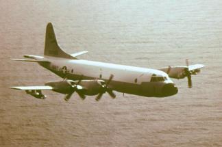 Navy P-3 Orion aircraft conducted long-range surveillance of the sea approaches to South Vietnam as part of operation Market Time.