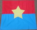 A captured Viet Cong flag