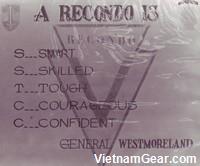 A RECONDO is smart, skilled, tough, courageous and confident