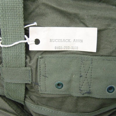 Nomenclature label issued with the ARVN Rucksack.