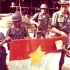 U.S. and ARVN soldiers and marines in action in Vietnam