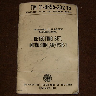 PSR-1 Intrusion Detecting Set Manual