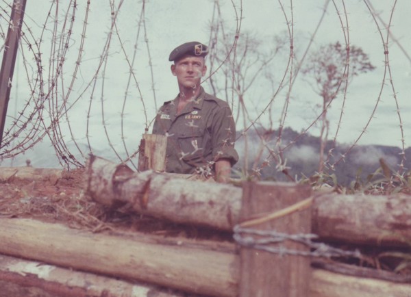 Special Forces Captain Roger Donlon returns to the CIDG Camp at Nam Dong two months after it was attacked by the Viet Cong.