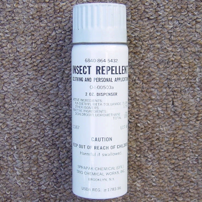 2oz aerosol can of insect repellent.