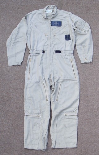 Khaki Summer Flying Coveralls worn by a U.