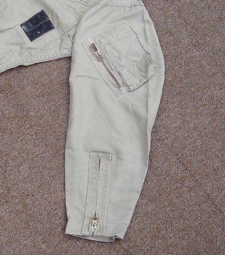 The Summer Flying Coveralls had a pocket on the upper left sleeve.