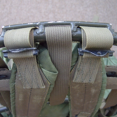 The 1964 Lightweight Rucksack had an external welded tubular aluminum frame.