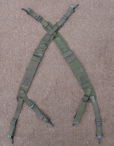 X-shaped cotton M1945 suspenders