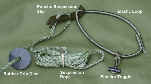 Components of the M1966 Jungle Hammock.