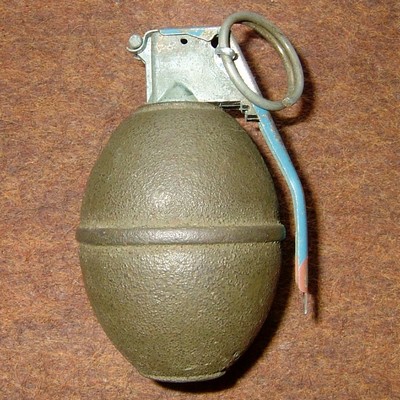 M26A1 (Lemon) Fragmentation Hand Grenade.