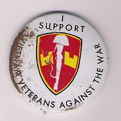 I support Vietnam Veterans Against the War Badge