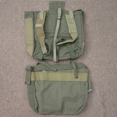 Back view of the Korean War era USMC M1941 pack system.