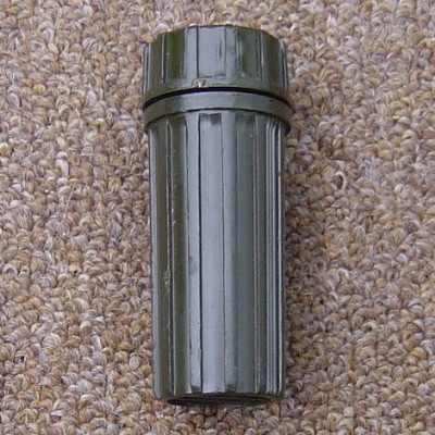 Waterproof Match Container.