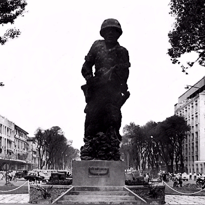 The Saigon War Memorial was built to honor the South Vietnamese military, but was demolished by the Communists after they took over Saigon (now Ho Chi Minh City) in 1975.