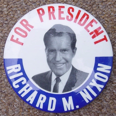 Vote Nixon Badge.