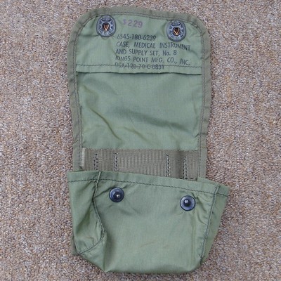 Nylon Jungle First Aid pouch - open view.