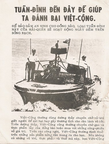 The Patrol Boats psyops handout measured approximately 5 x 7 inches.