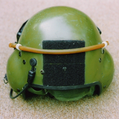 Rear view of the SPH4 Flight Helmet