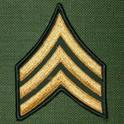 US Army Sergeant insignia.