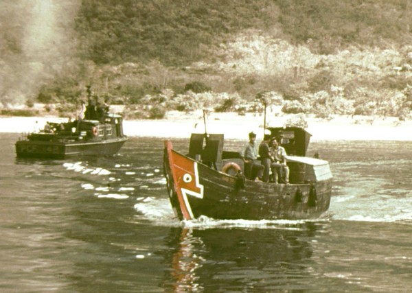 The Vietnamese Navy operated Yabuta junks in coastal waters to stop and search boats suspected of smuggling Communist supplies.