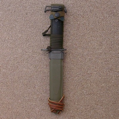 M7 Bayonet in MA81 scabbard.