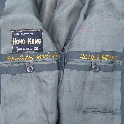 Bespoke Class A Jacket Label.