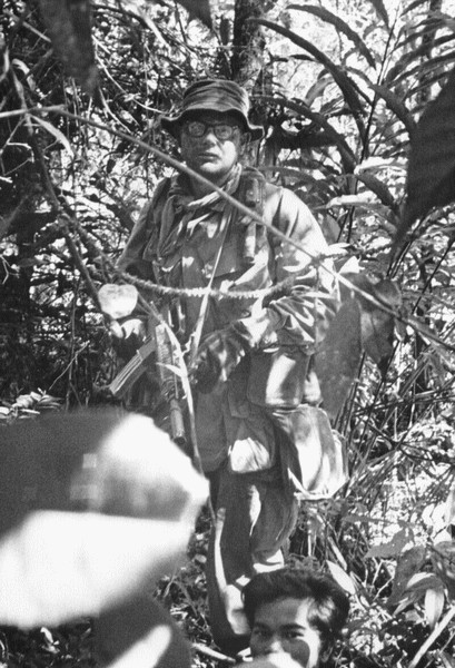 Frank Greco, of Recon Team Colorado, during a mission in the tri-border region.