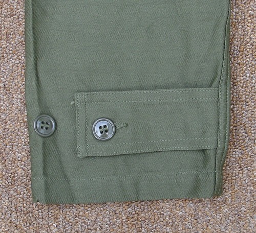 The 1963 design of the Army's Utility Shirt boasted adjustable sleeve tabs.